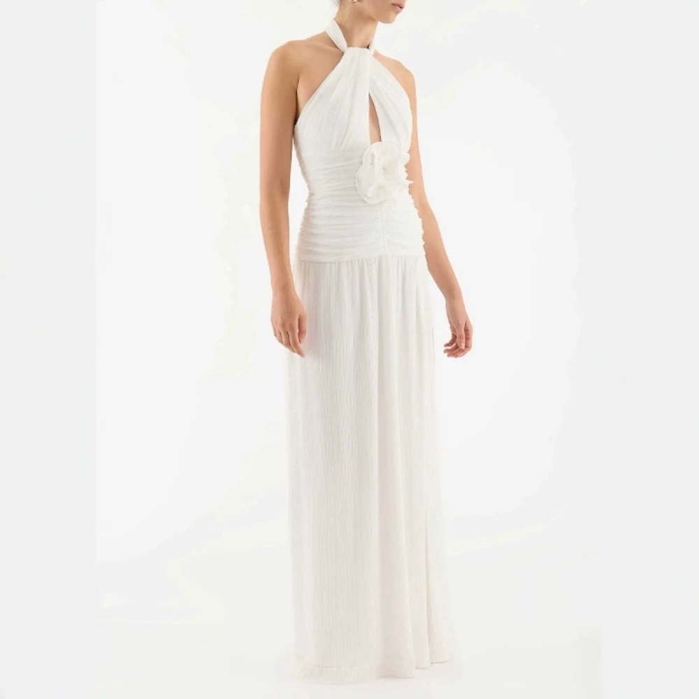 Rebecca Vallance White Maxi Dress